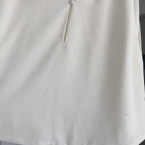 2 for $20 MANGO Chiffon White Tank - Picture 3 of 5